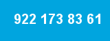 922 173 83 61 922 173 83 61